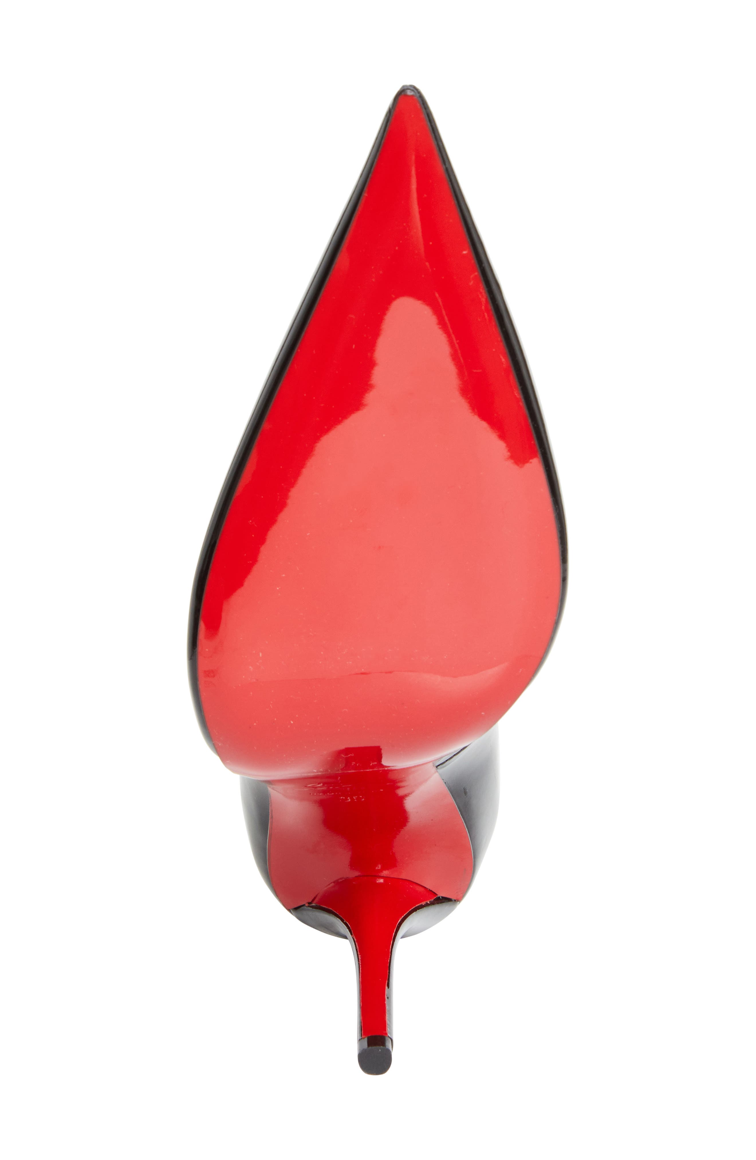 Christian Louboutin Miss Z Erozee Ankle Strap Pump, Alternate, color, Black/ Black