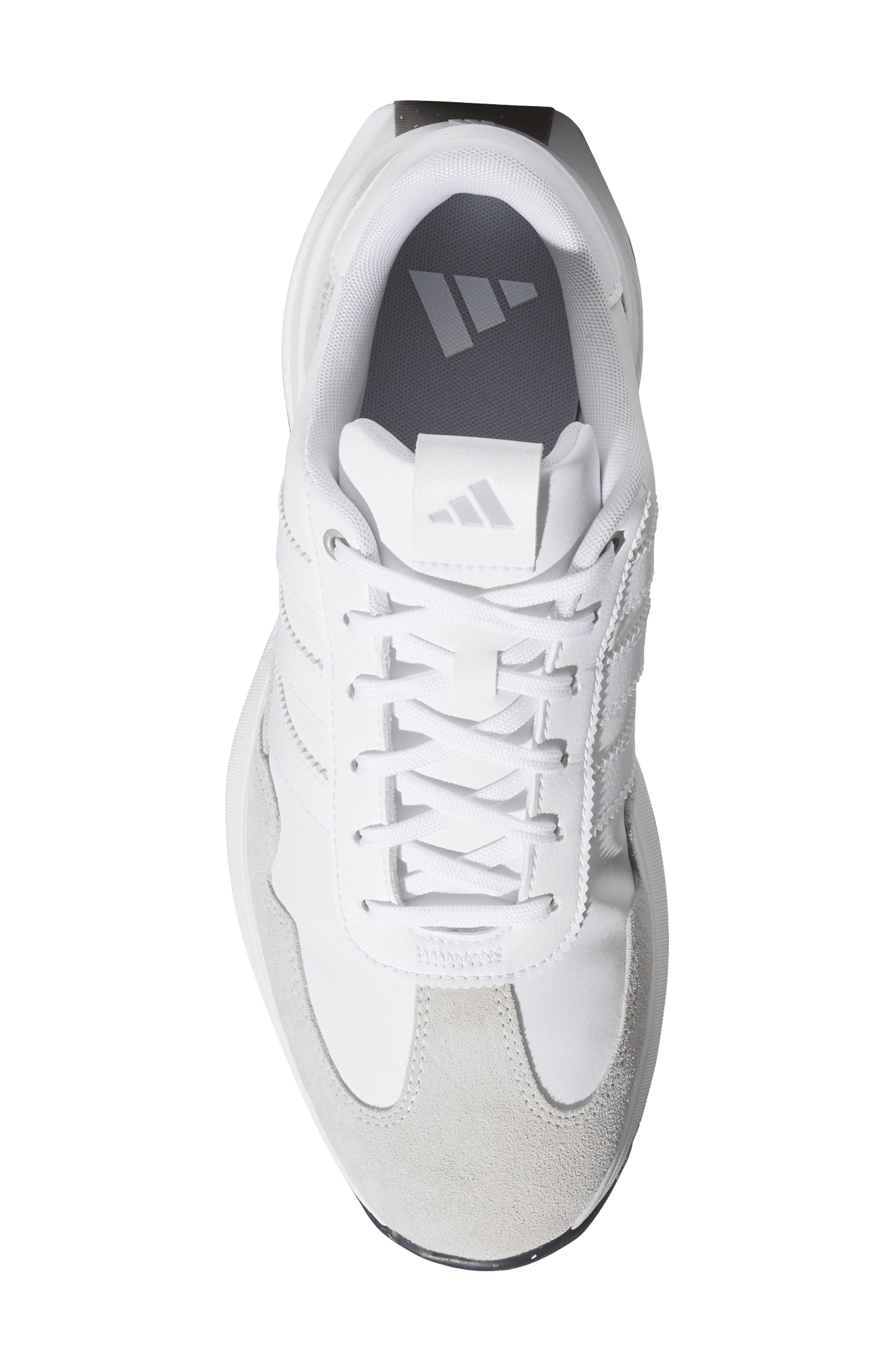 adidas S2G 26 Waterproof Spikeless Golf Shoe, Alternate, color, Grey/ White/ Black