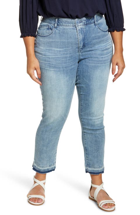 'Ab'Solution High Waist Release Hem Skinny Jeans (Nordstrom Exclusive)