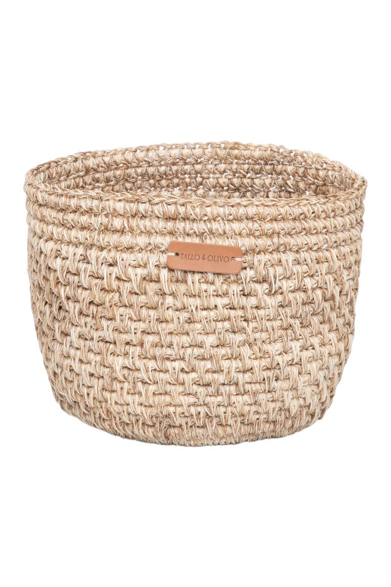 Fique Bread Basket, Alternate, color, Natural