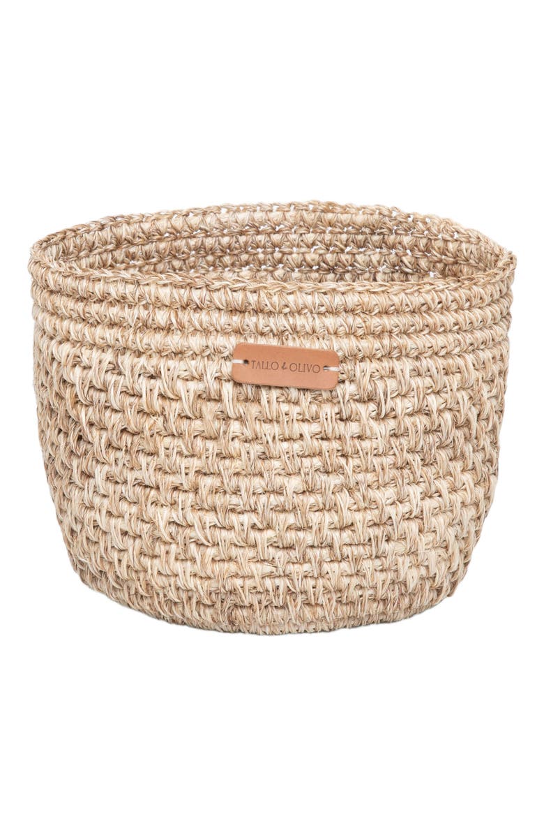Tallo de Olivo Fique Bread Basket, Alternate, color, Natural