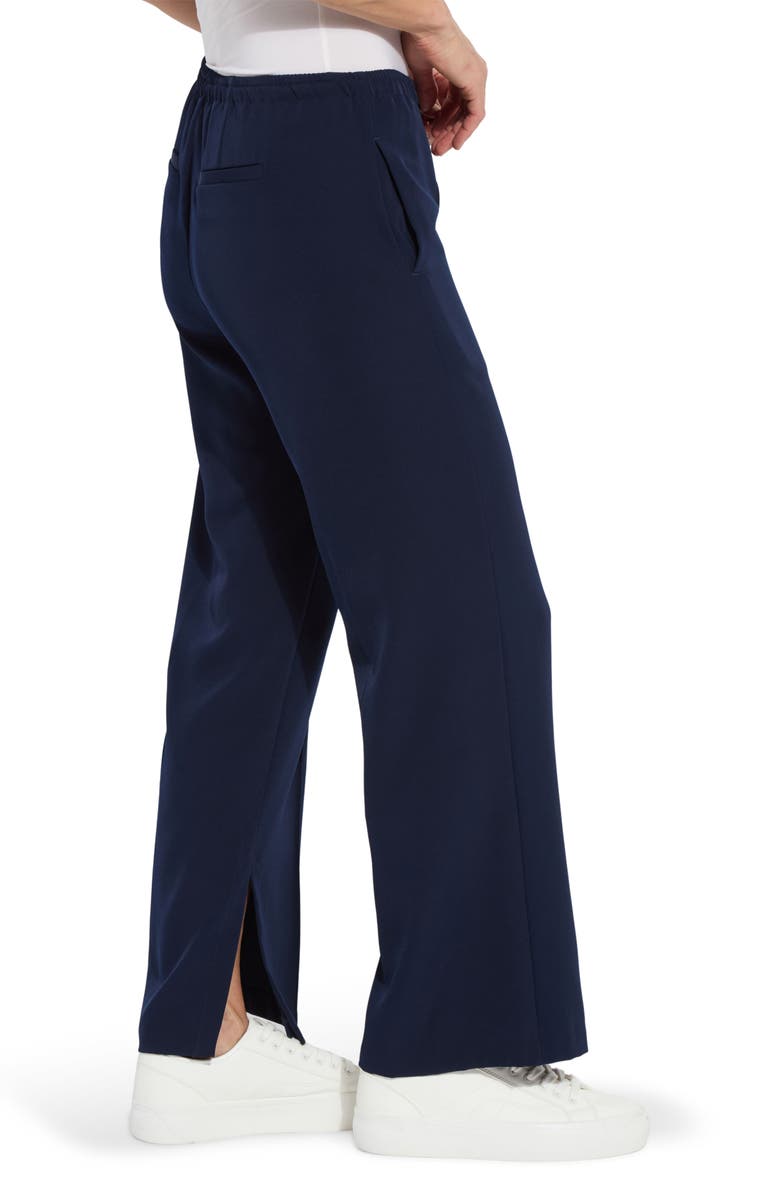 Lysse Genevieve Drawstring Inside Slit Pants, Alternate, color, True Navy