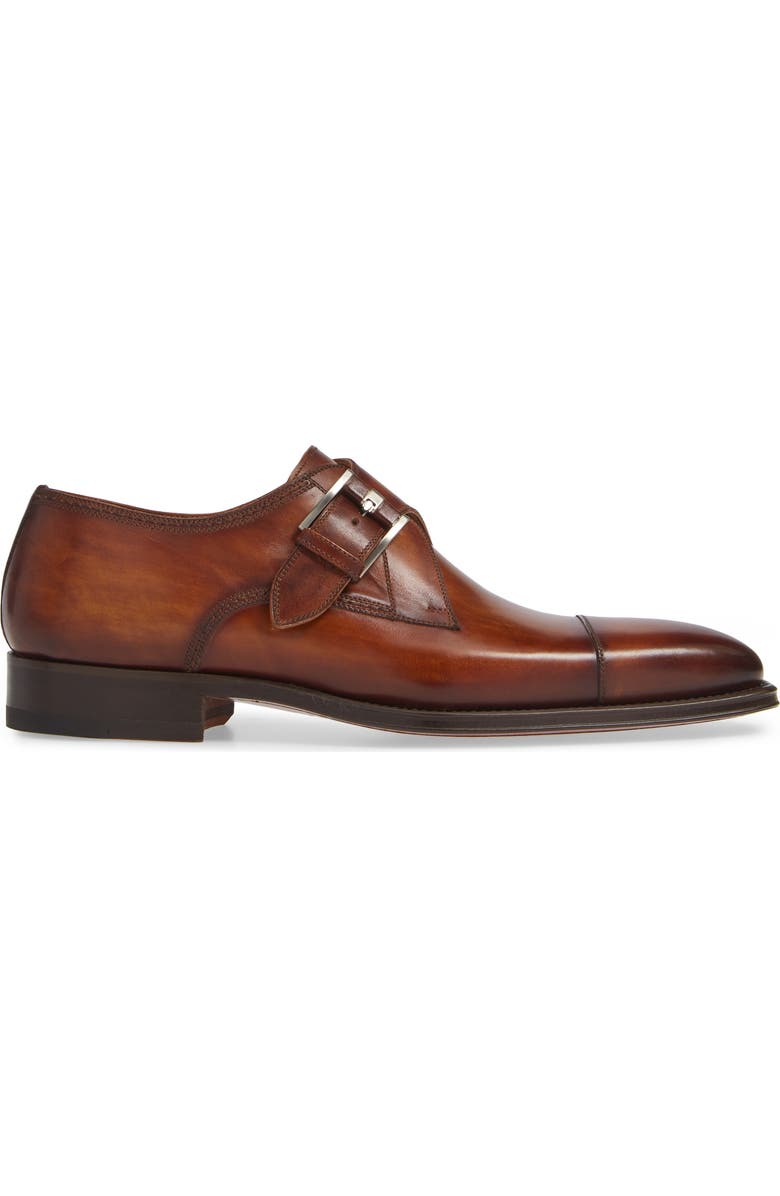 Magnanni Lennon Monk Strap Shoe, Alternate, color,