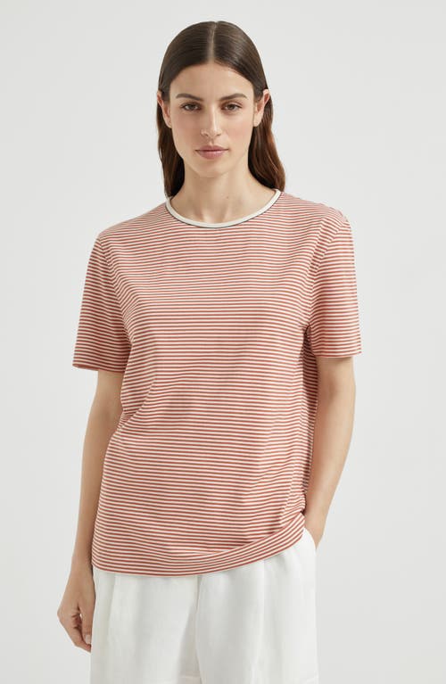 Brunello Cucinelli Gestreiftes T-shirt