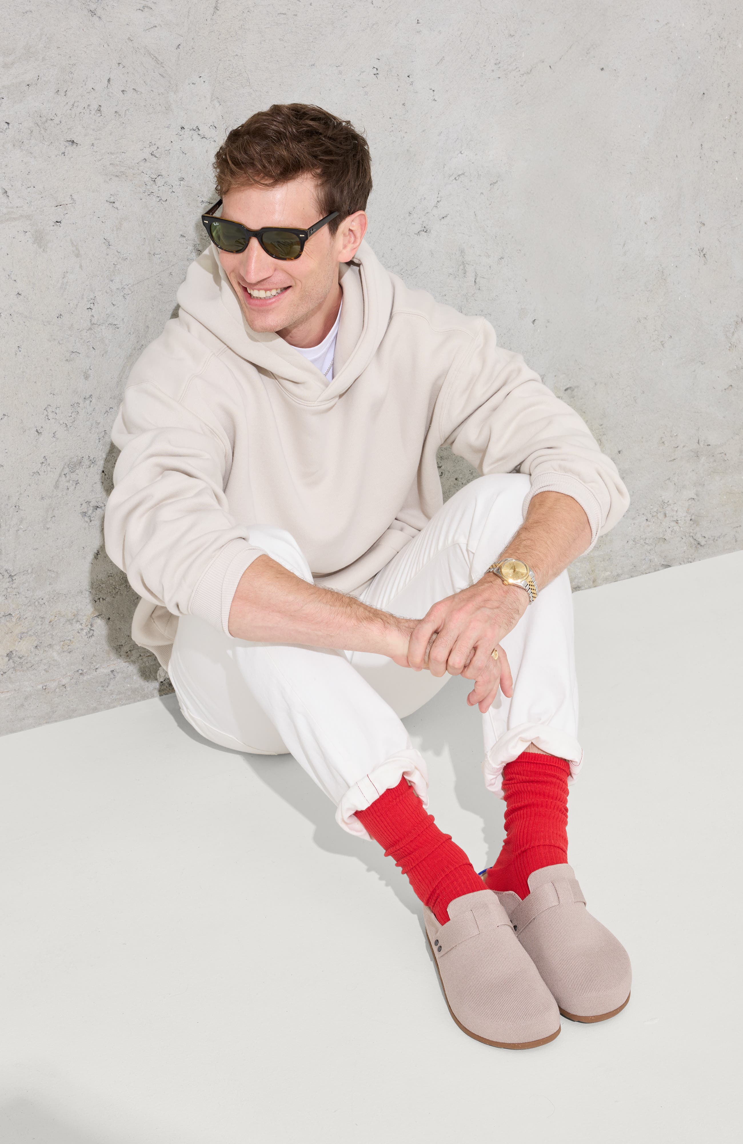 The Men's Clog, Alternate, color, Dove