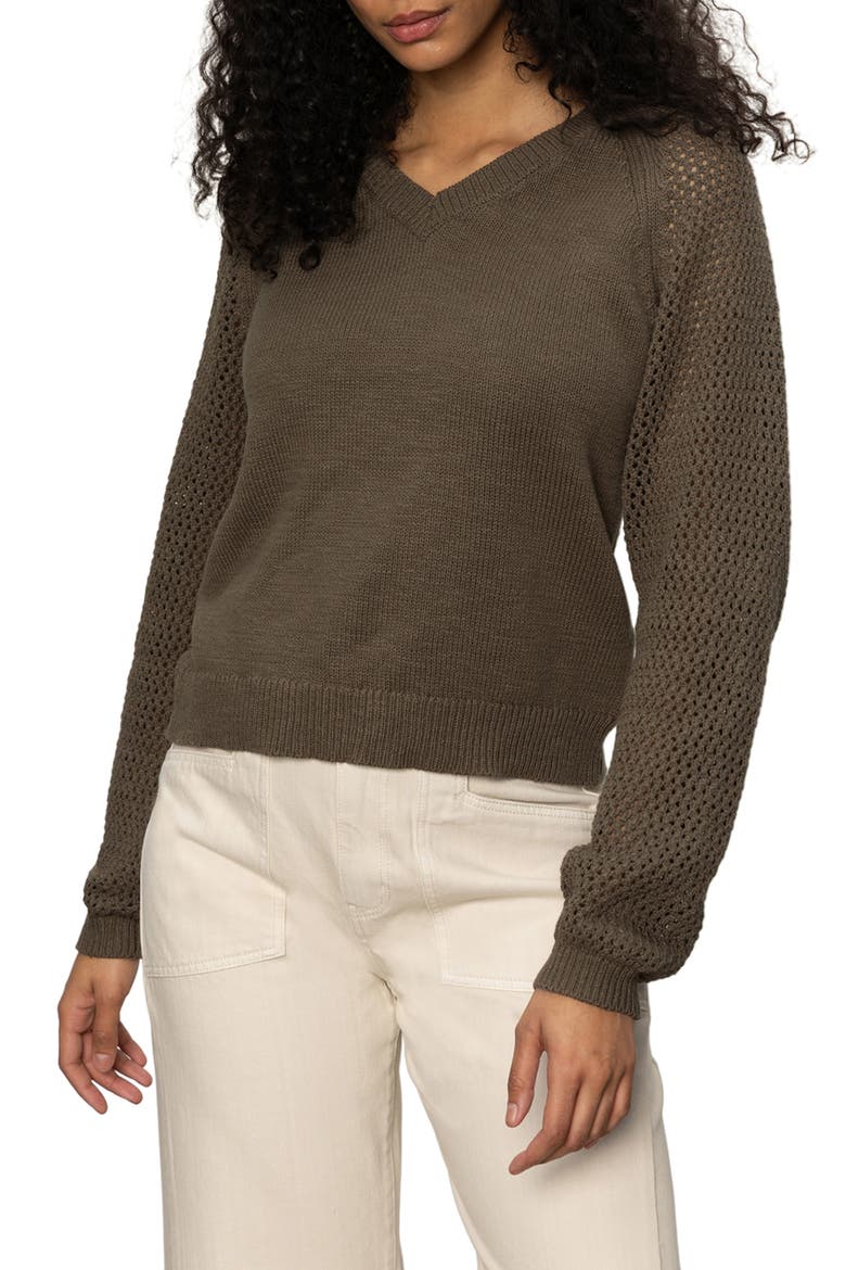 Perfect Time Cotton Sweater, Main, color, KALAMATA