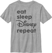 Disney Boy's Disney Eat Sleep Repeat Graphic Tee