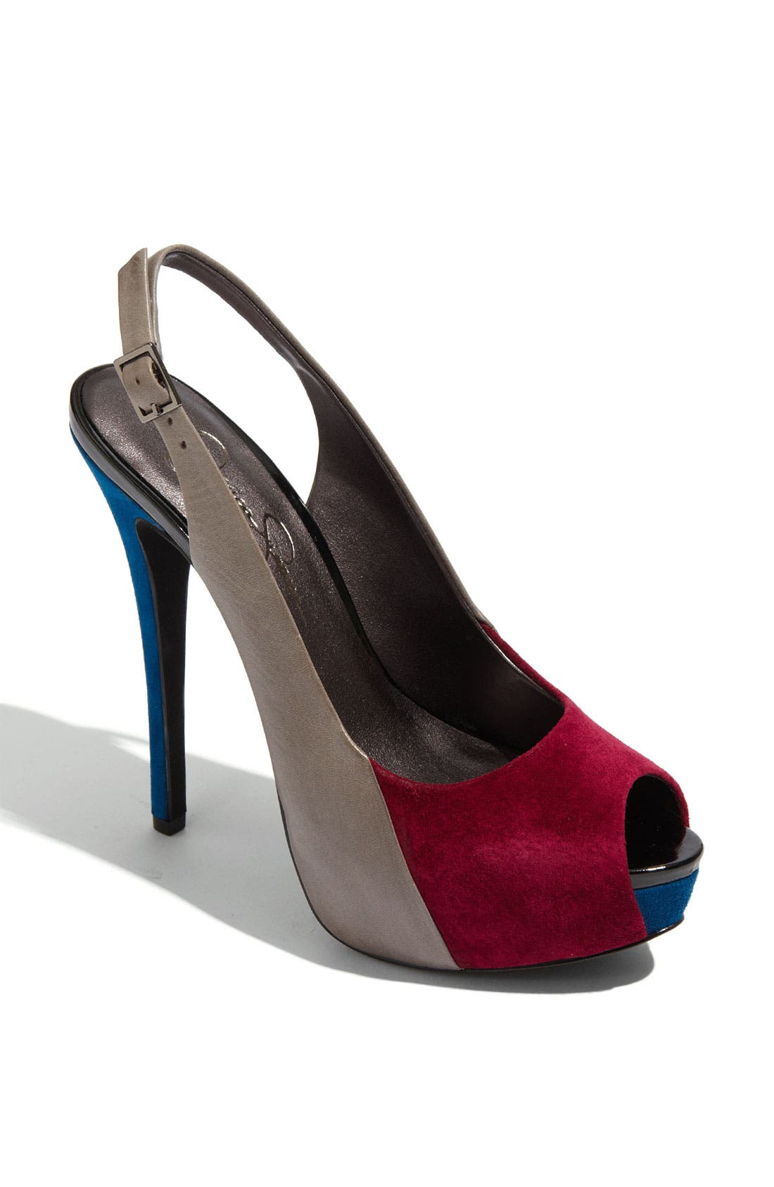 'Princess' Pump, Main, color, CRANBERRY/ GREY