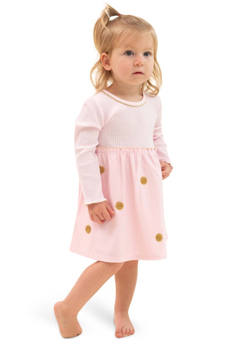 Mud Pie Kids' Bouclé Dot Dress, Alternate, color,