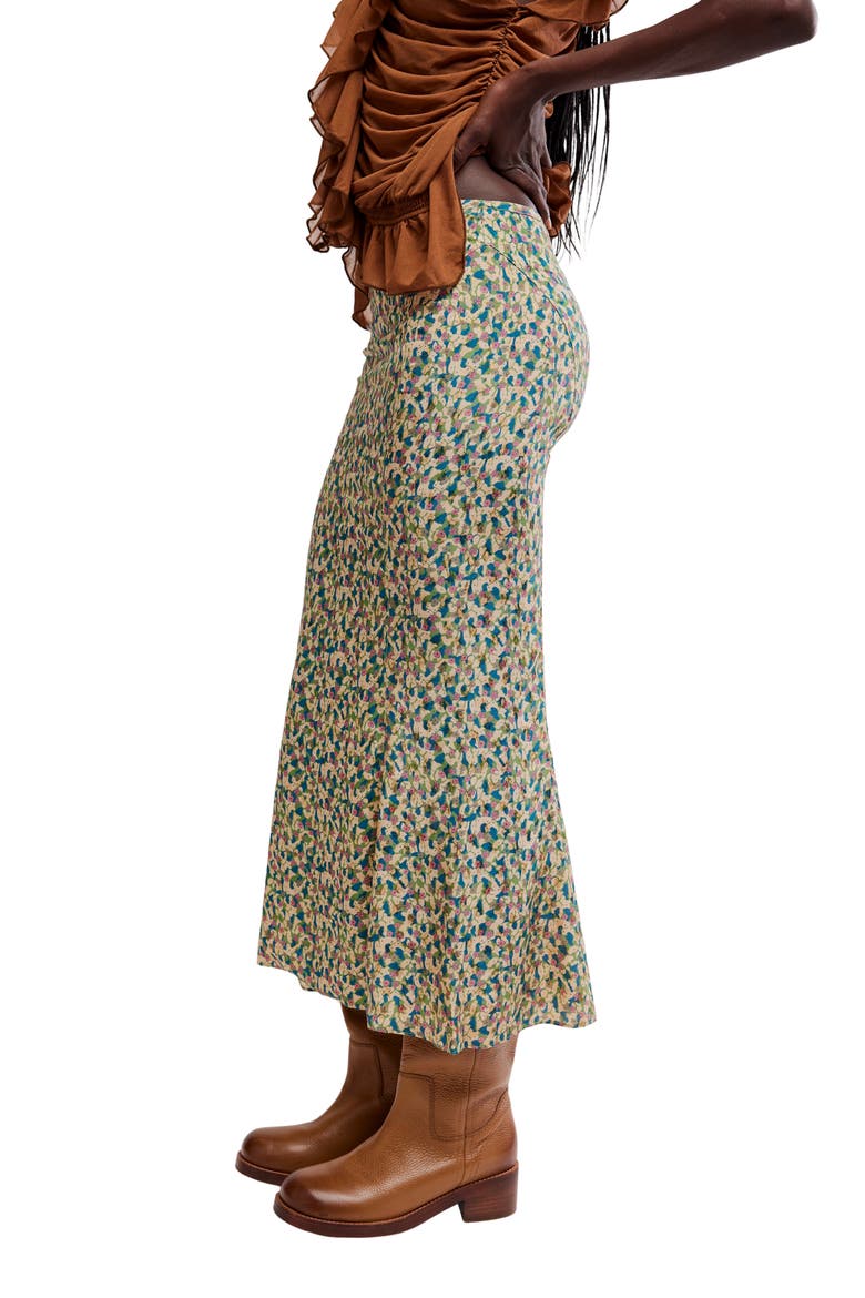 Bonita Printed Maxi Skirt, Alternate, color, LILYPAD COMBO
