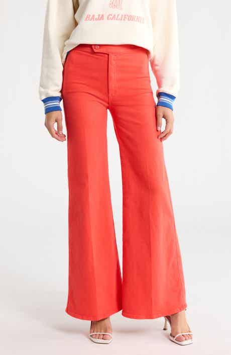 MOTHER The Tab Roller Skimp High Waist Wide Leg Pants