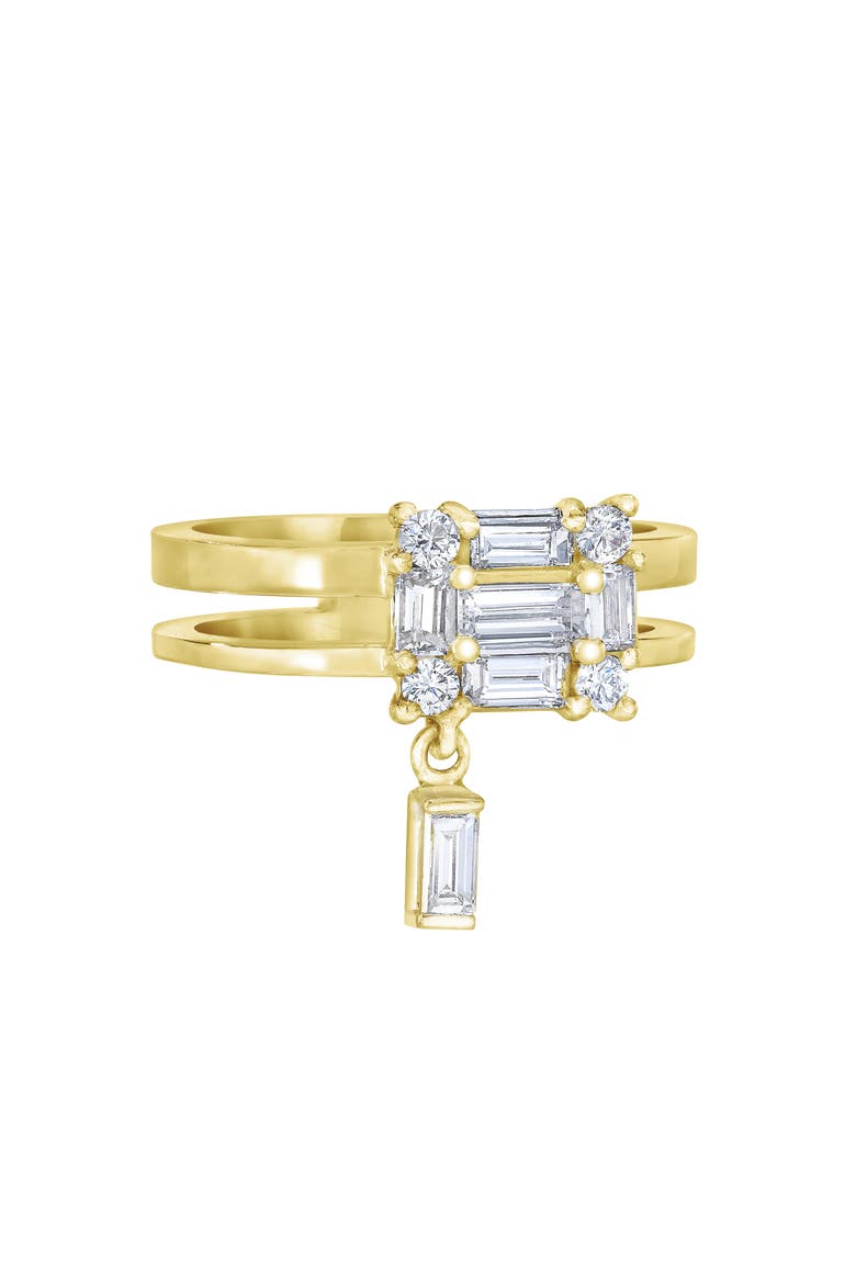 Clarity Floating Diamond Ring, Alternate, color, 18K YELLOW GOLD