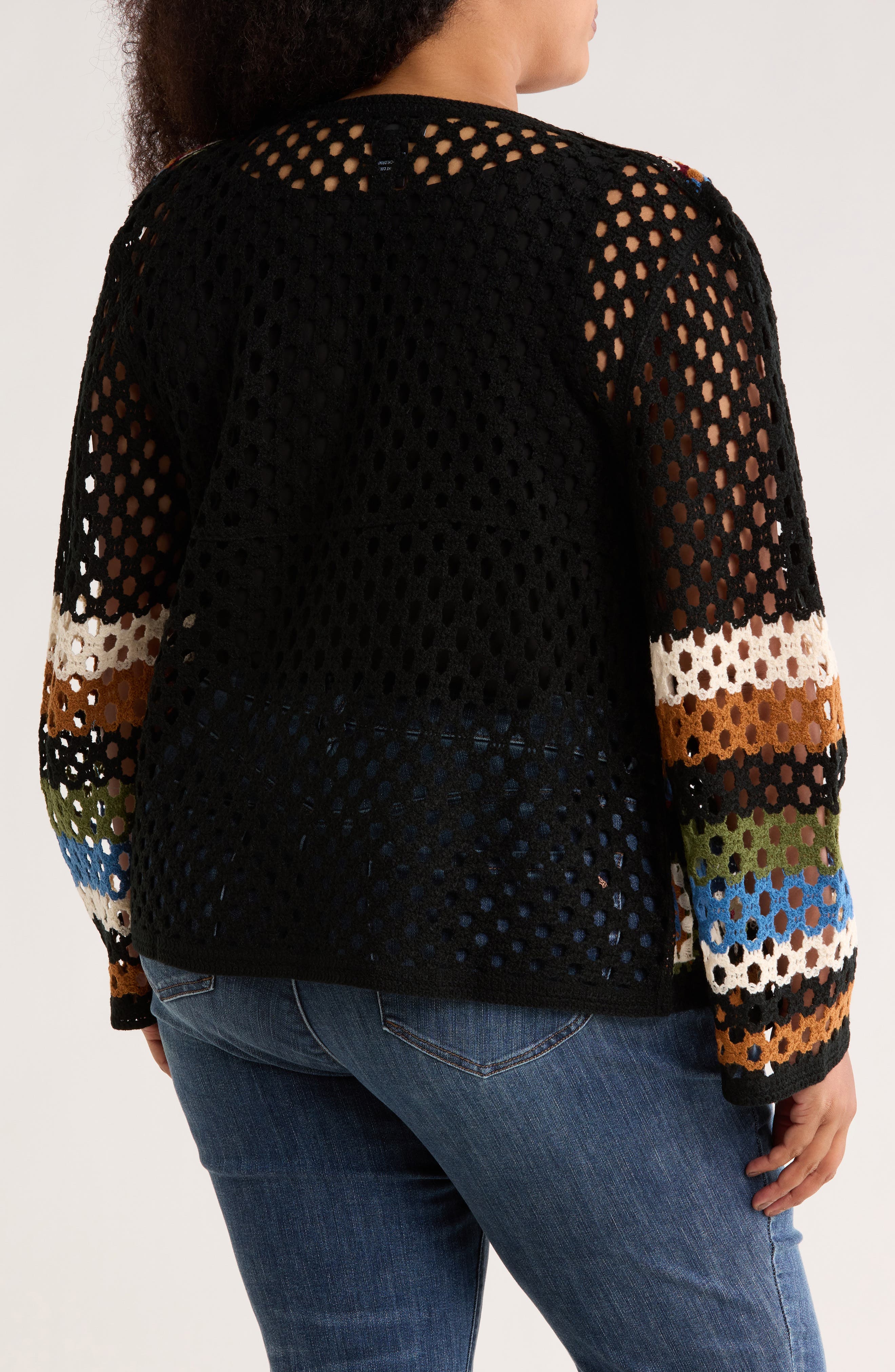 Crochet Square Cardigan - image 4