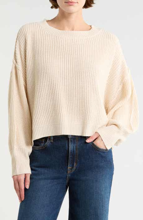 LE LIS Boxy Crewneck Sweater