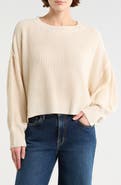 LE LIS Boxy Crewneck Sweater