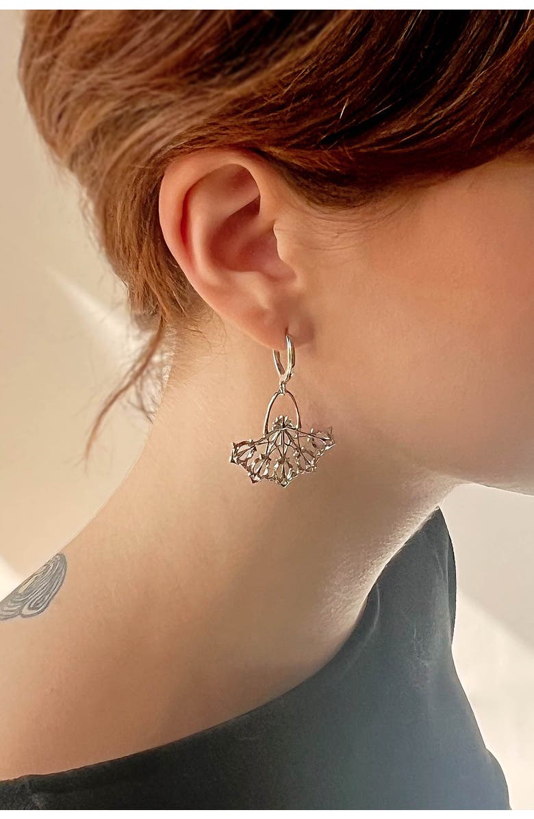 Astor & Orion Daphne Earrings, Alternate, color, Silver