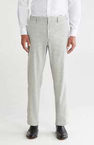 Nordstrom Flat Front Linen Blend Chinos