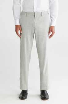 Nordstrom Flat Front Linen Blend Chinos