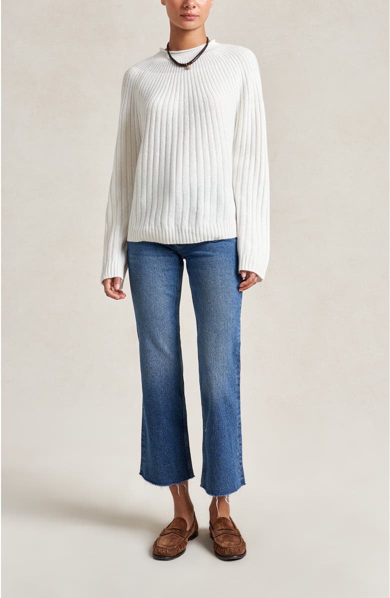 La Ligne Abel Sweater, Alternate, color, Ivory