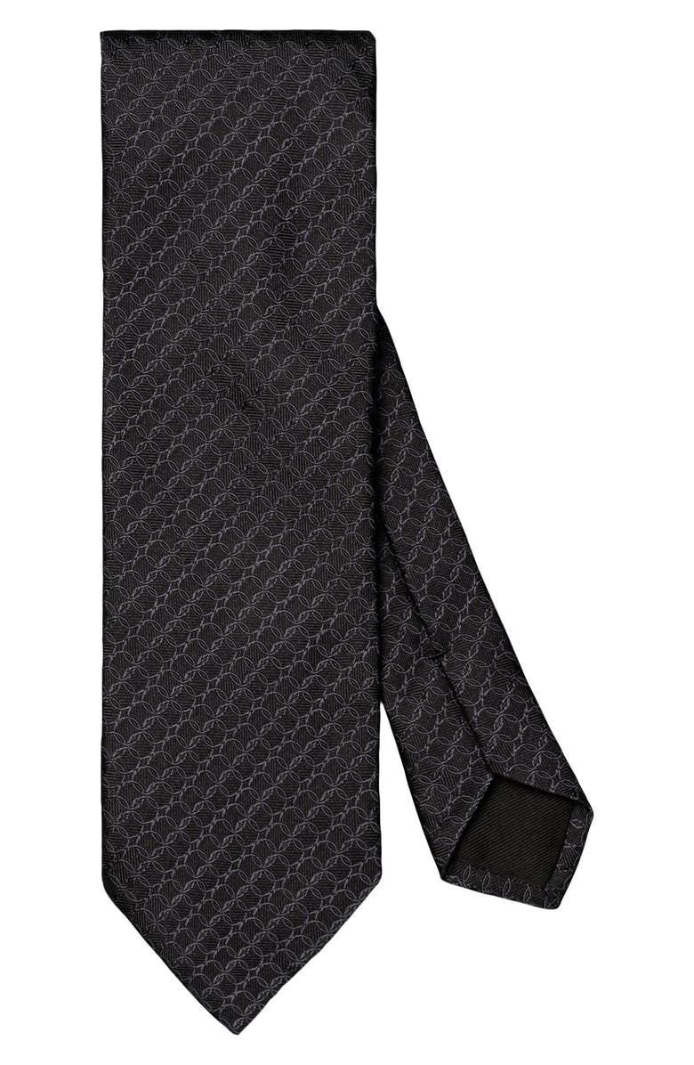 Eton Geometric Silk Tie, Main, color,