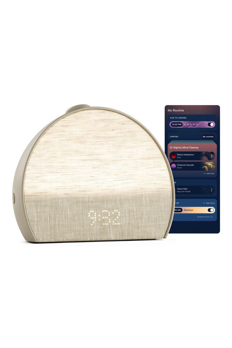 Restore 3 Smart Light, Sound Machine & Sunrise Alarm Clock, Main, color, GREIGE