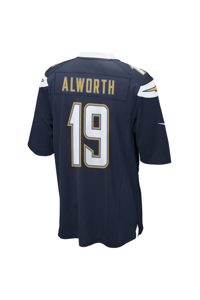 Mens San Diego Chargers Lance Alworth Nike Navy Retired Player Game Jersey, Alternate, color, Navy