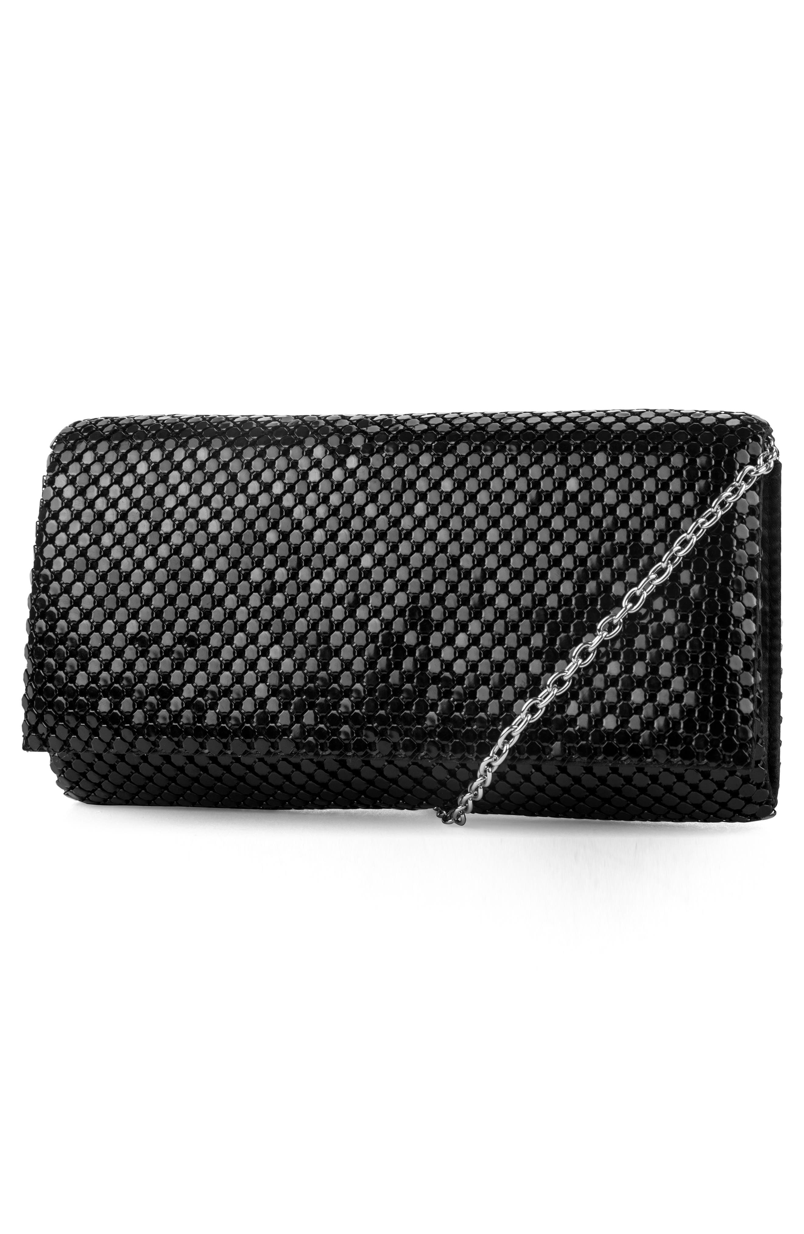Jessica McClintock Mesh Clutch, Alternate, color, 