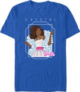 Barbie Men's Crystal Glamour Portrait T-Shirt