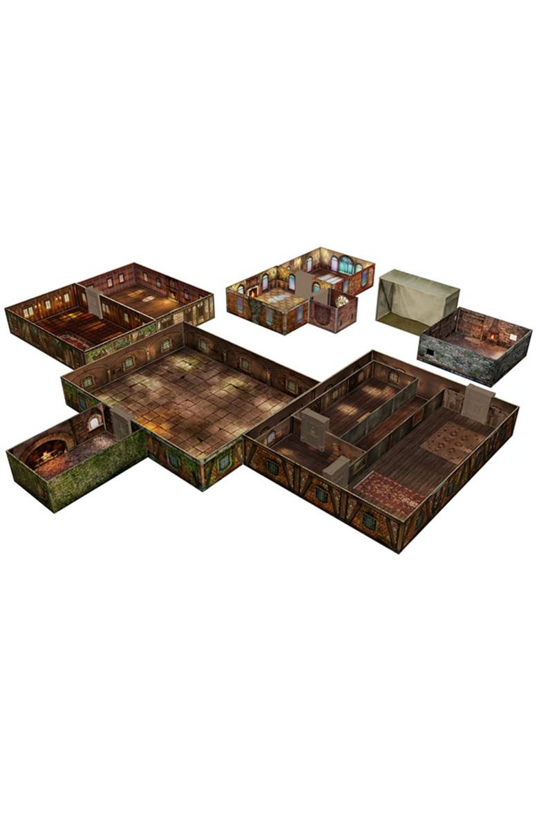 Gale Force Nine Tenfold Dungeon Town, Ages 14+, Alternate, color, 