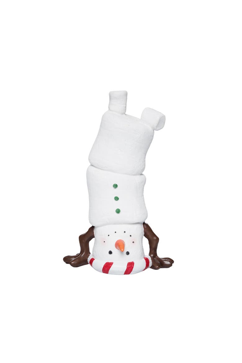 Marshmallow Man Handstand Figurine, Main, color, White