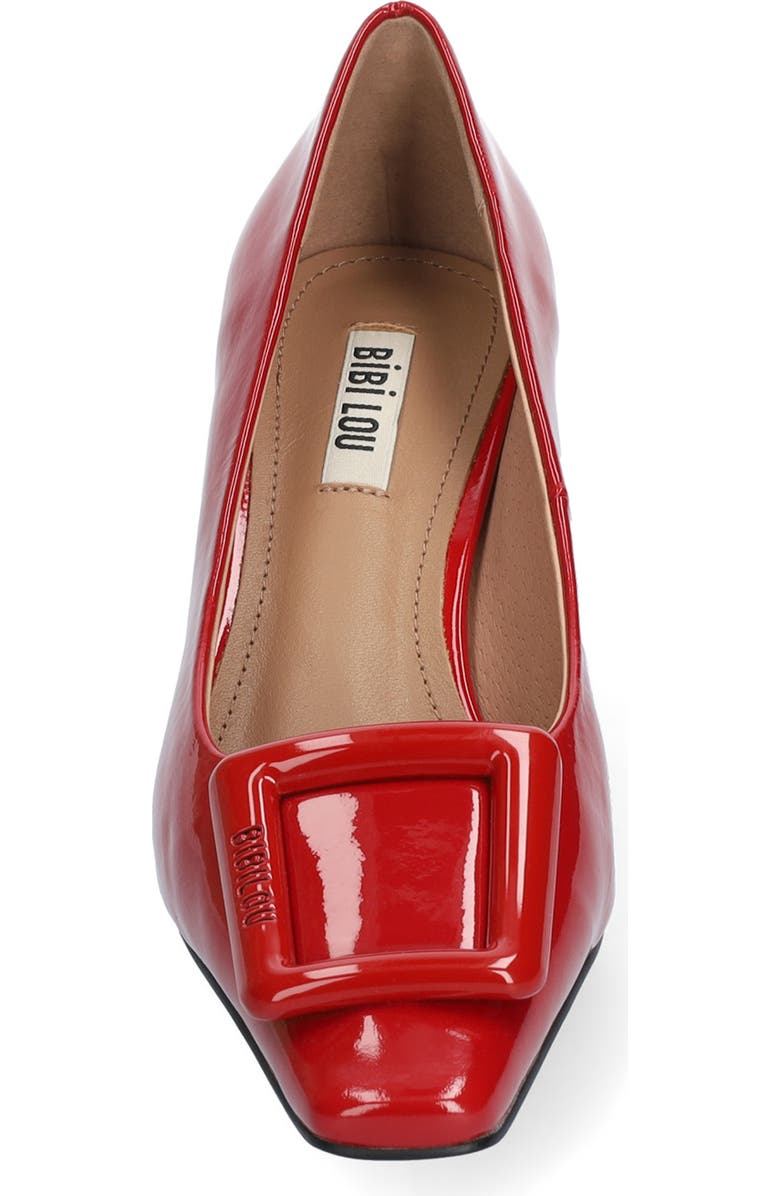 Bibi Lou Poznan Buckle Pump, Alternate, color, Rojo