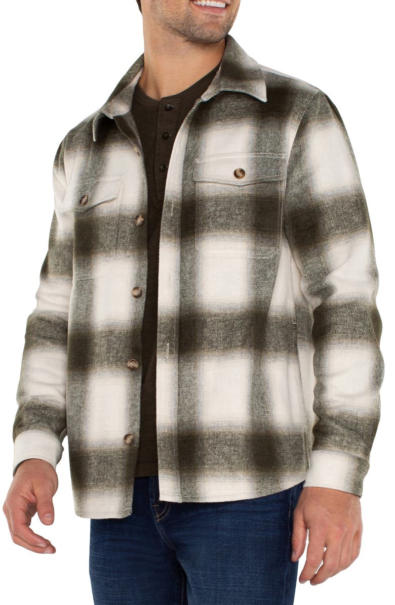 Liverpool Plaid Shirt Jacket, Alternate, color, 