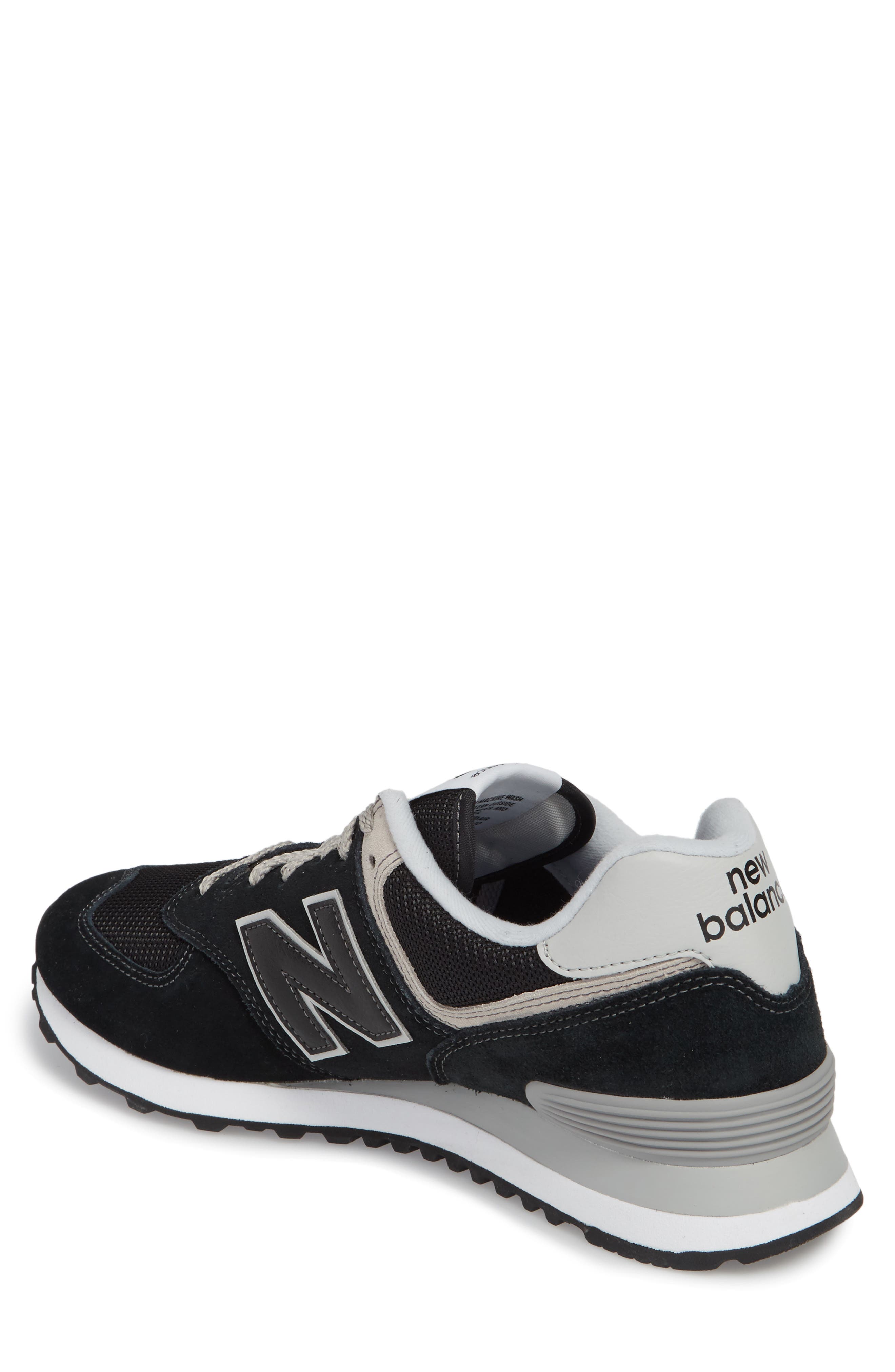 574 Classic Sneaker, Alternate, color, BLACK