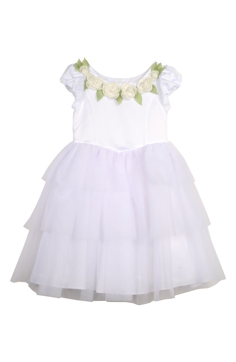 Pippa & Julie x Disney<sup>™</sup> Cinderella Flower Girl Dress, Main, color, 