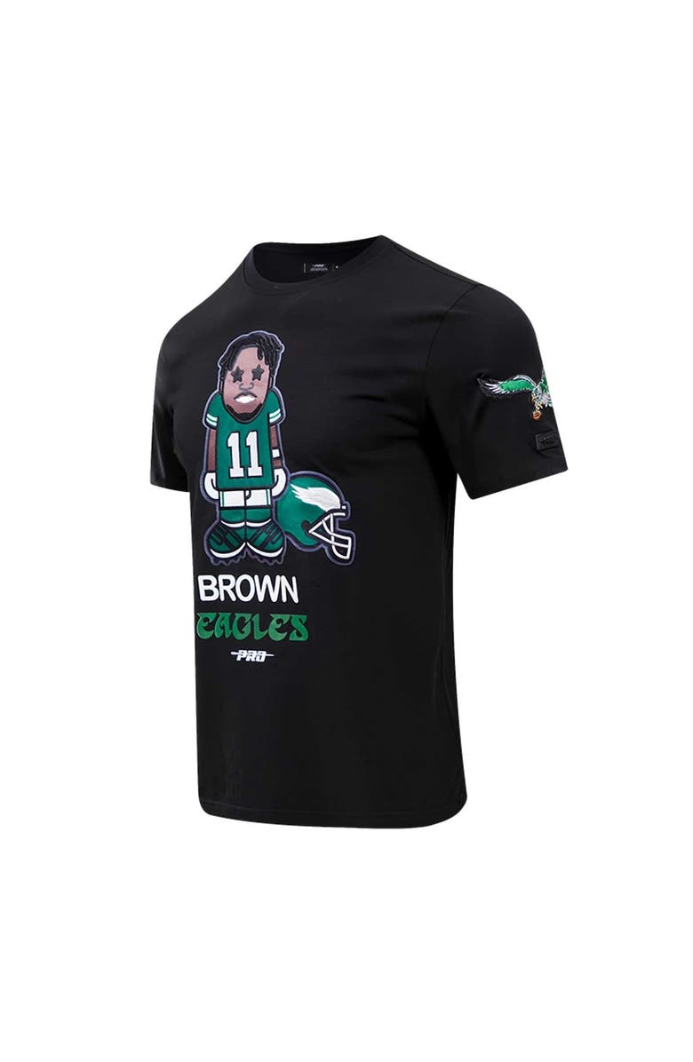 PRO STANDARD Men's Pro Standard A.J. Brown Black Philadelphia Eagles Player Avatar Graphic T-Shirt, Alternate, color, 