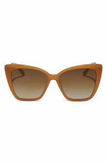DIFF Becky II 56mm Cat Eye Sunglasses