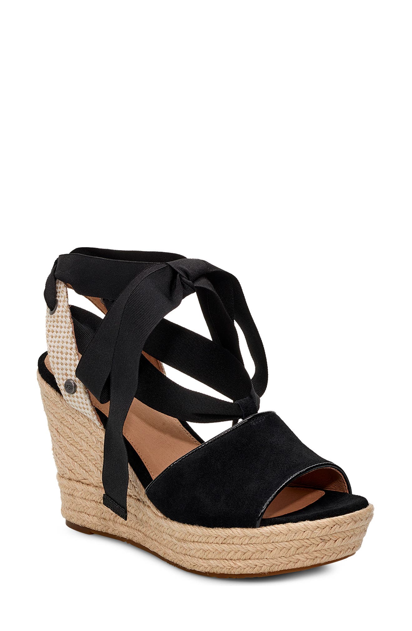 UGG<sup>®</sup> Shiloh Wedge Sandal, Main, color, 