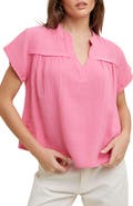 WISHLIST Cotton Gauze Top