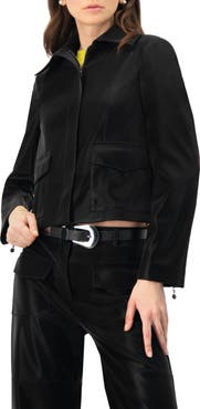 IVONNE High Shine Biker Jacket