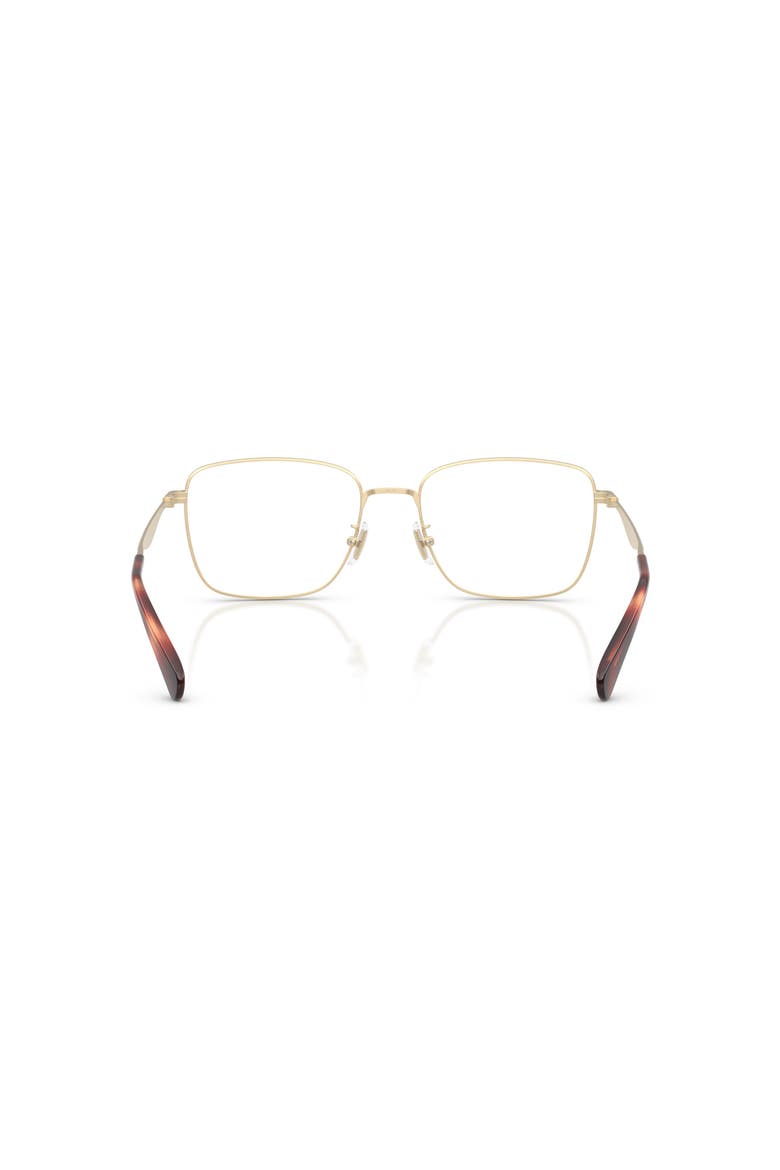 54mm Square optical glasses, Alternate, color, Gold
