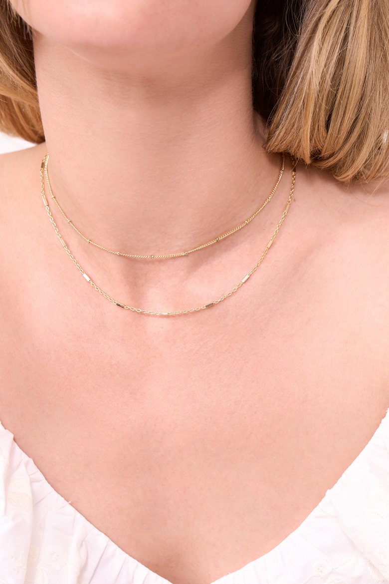 Double Take Necklace, Alternate, color, GOLD