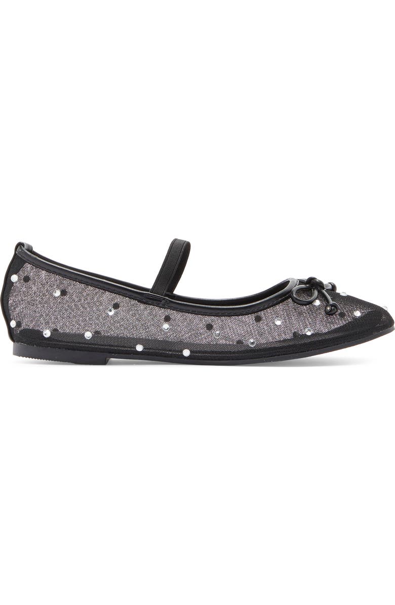 TOP GUY SHOES Rosario Rhinestone Mesh Mary Jane Flat, Alternate, color,