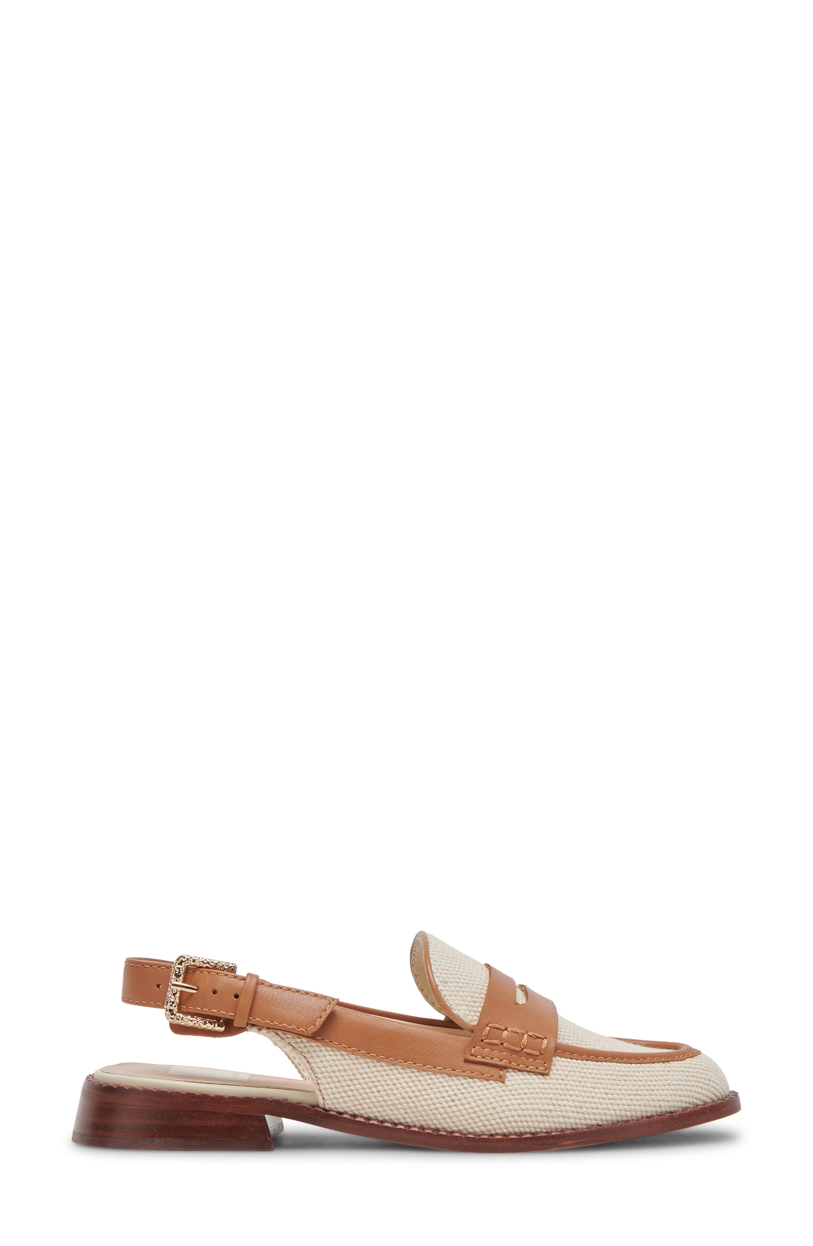 Hardi Slingback Penny Loafer, Alternate, color, TAN MULTI CANVAS
