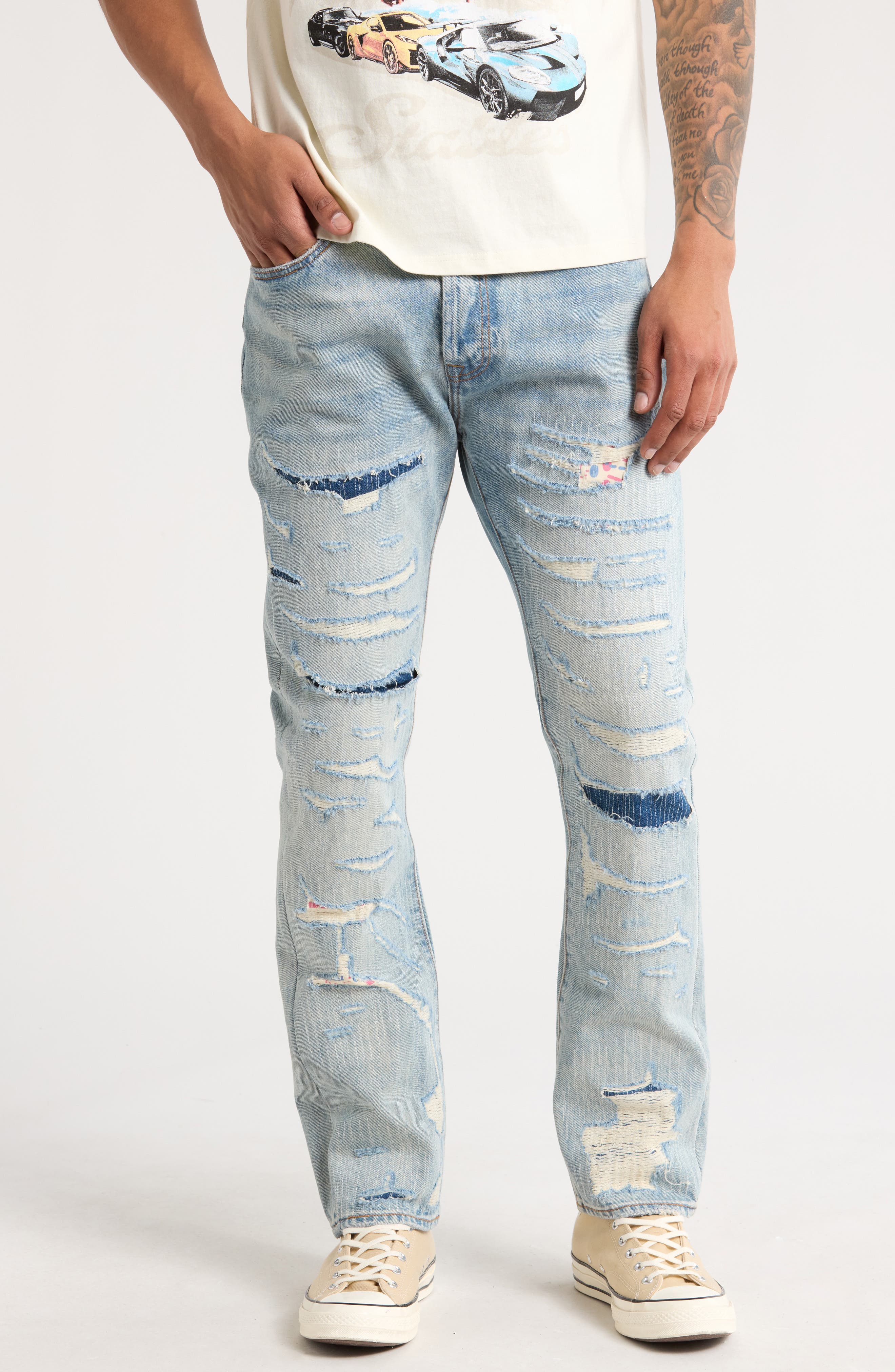 Billionaire Boys Club BB Quickdraw Heart Fit Jeans