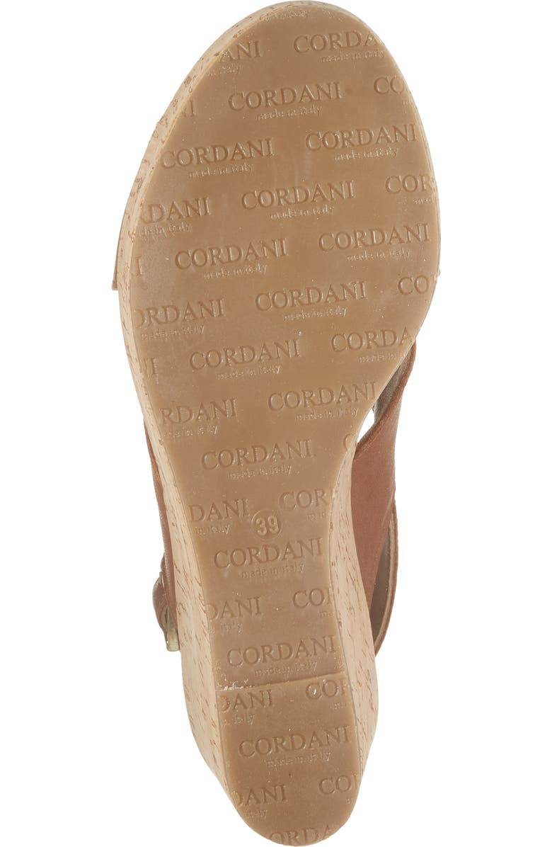 Cordani Dovi Slingback Platform Wedge Sandal, Alternate, color, Cuoio Leather