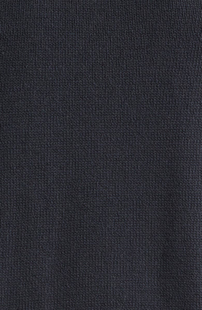 Eleventy Cotton & Silk Crewneck Sweater, Alternate, color, 22 Black