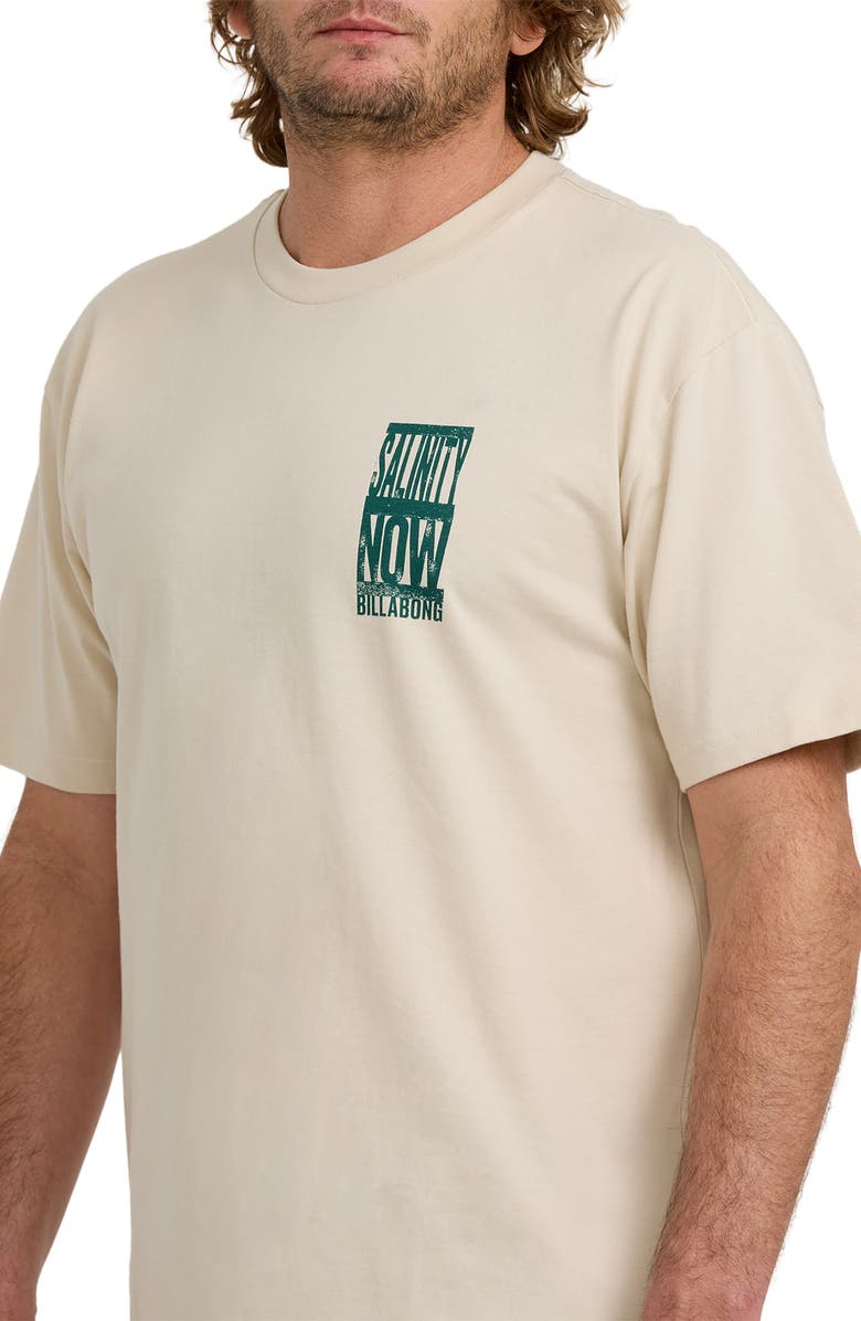 Billabong Salinity Now Cotton Graphic T-Shirt, Alternate, color, Chili