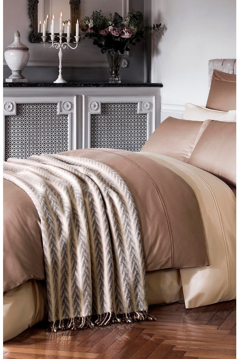 Rhapsody Duvet Cover, Alternate, color, Platinum Beige