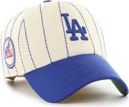 '47 Men's '47 x Rawlings Natural/Royal Los Angeles Dodgers Pinstripe Clean Up Adjustable Hat