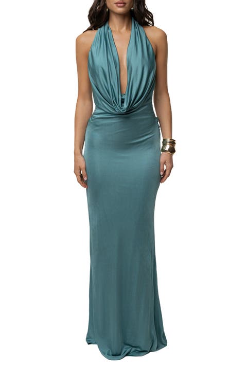 Lunara Cowl Maxi Dress